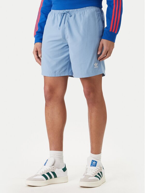 adidas Плувни шорти adicolor 3-Stripes JX5017 Светлосиньо Regular Fit