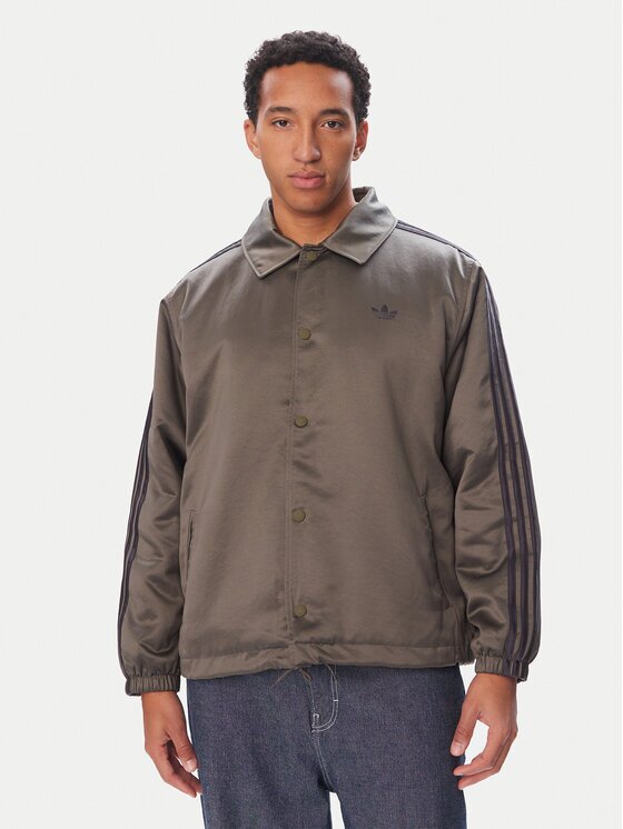adidas Преходно яке 3 Stripes Satin HZ3804 Loose Fit