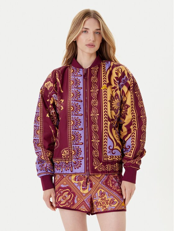 adidas Преходно яке Farm Varsity JL8621 Цветен Oversize