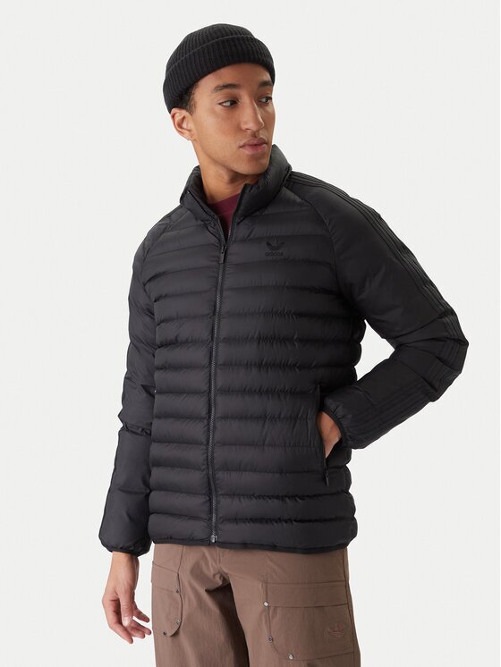 adidas Преходно яке JW5844 Черен Slim Fit