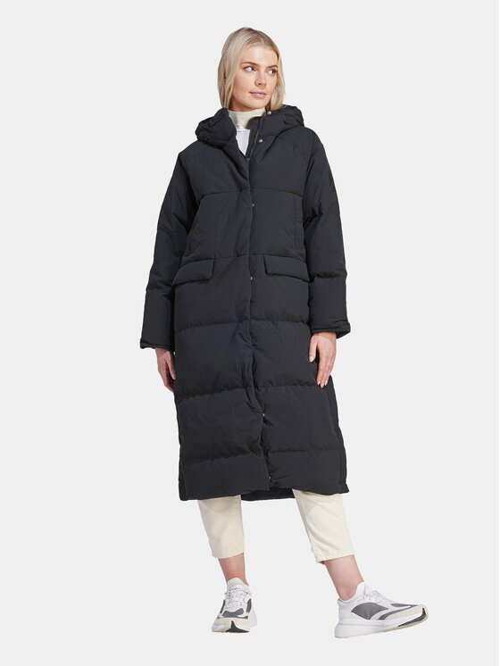 adidas Пухено яке Big Baffle Coat IK3159 Loose Fit