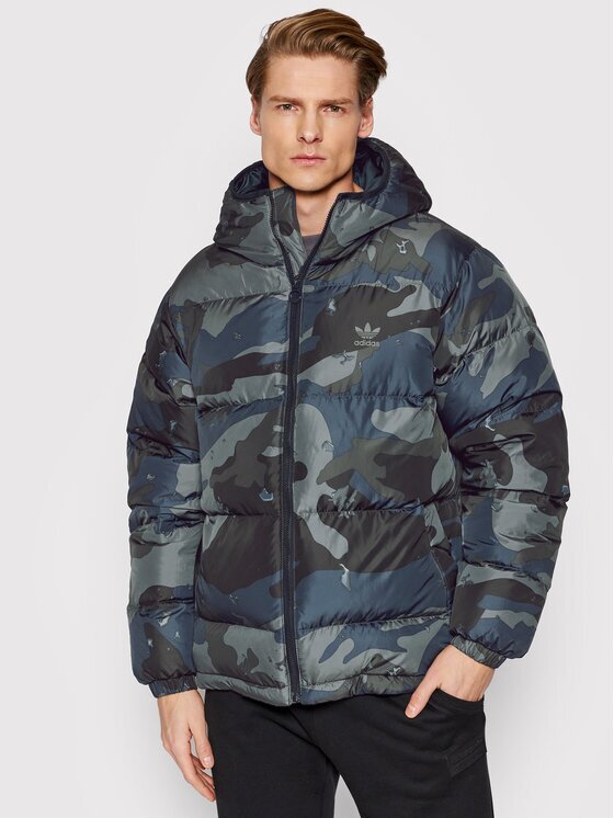 adidas Пухено яке Camo H13566 Regular Fit
