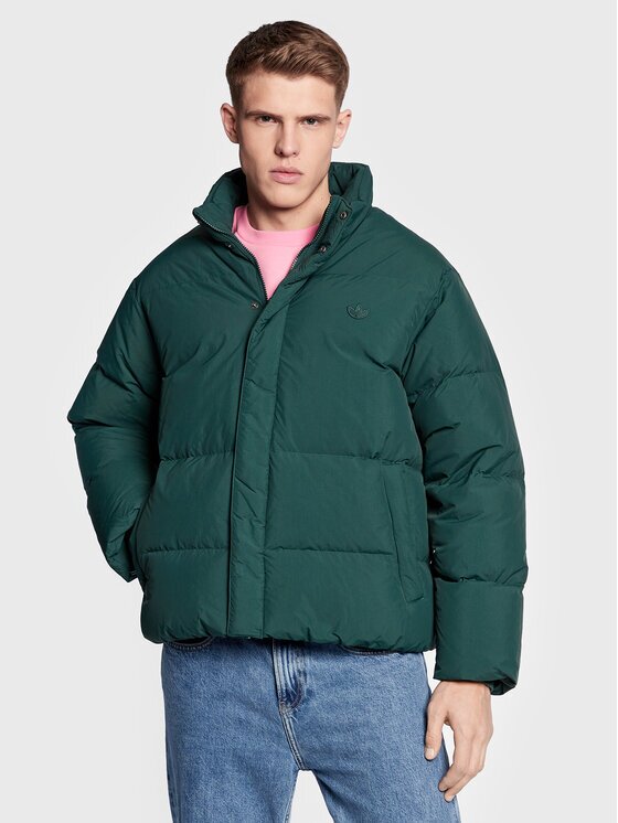 adidas Пухено яке Down Puffer Jacket HL9199 Зелен Regular Fit