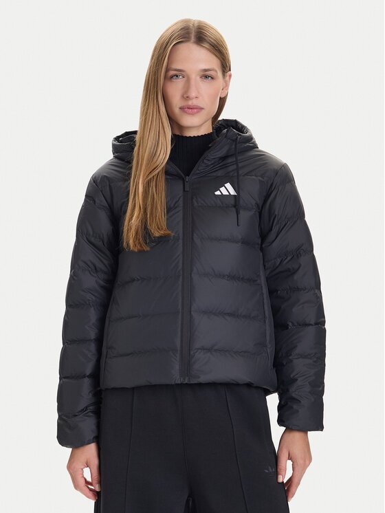 adidas Пухено яке Essentials Climawarm KC1580 Черен Regular Fit