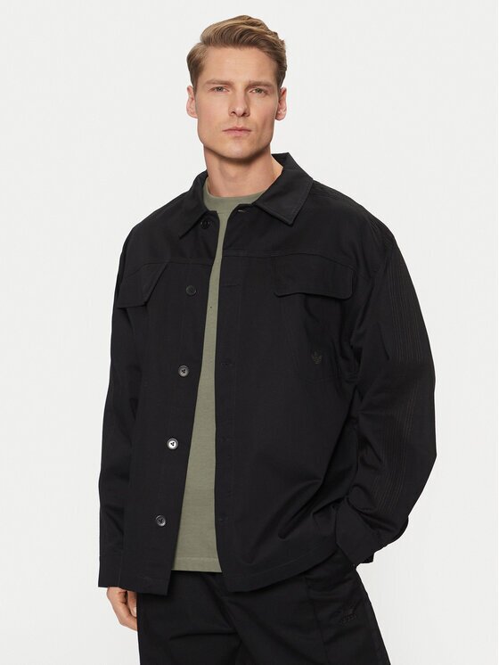 adidas Риза Premium Essentials Workwear JC9602 Черен Loose Fit