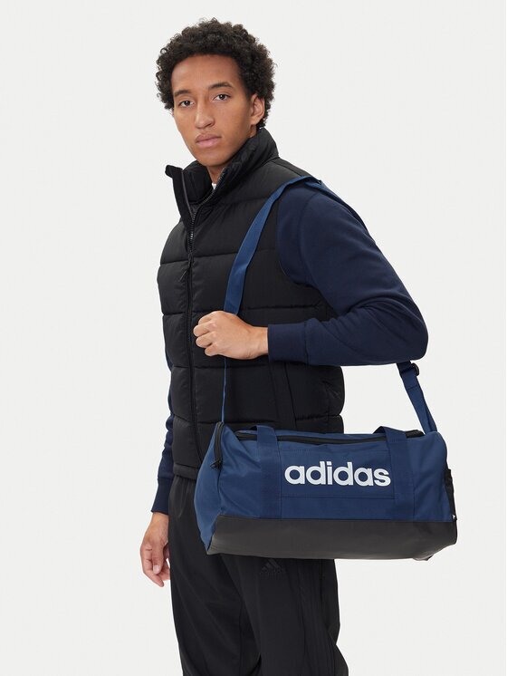 adidas Сак Linear Duffel Bag Small IN6111 Тъмносин