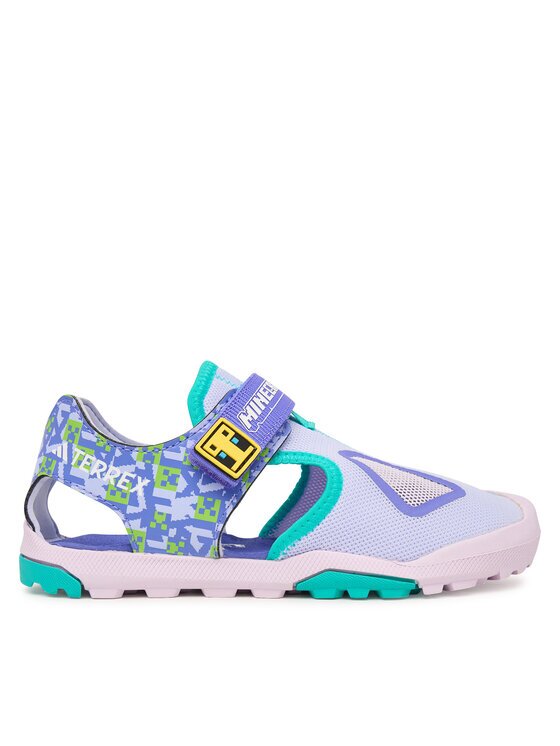 adidas Сандали Minecraft Terrex Captain Toey 2.0 Sandals JR1317 Виолетов
