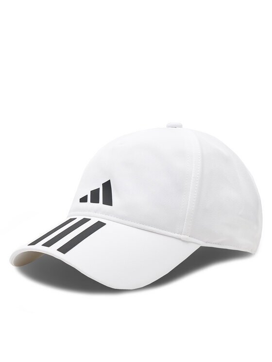 adidas Шапка с козирка 3-Stripes AEROREADY Running Training Baseball Cap HT2043 Бял