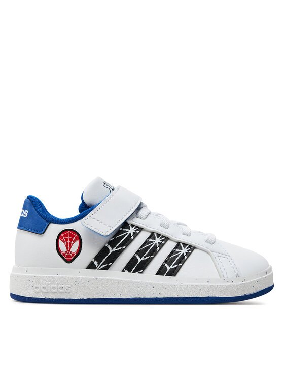 adidas Сникърси Grand Court Spider-Man El K IF0925 Бял