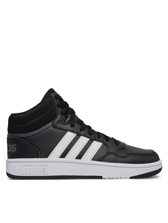 adidas Сникърси Hoops 3.0 Mid K GW0402 Черен