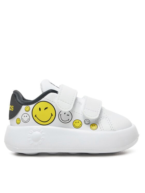 adidas Сникърси Smiley Advantage IH6257 Бял