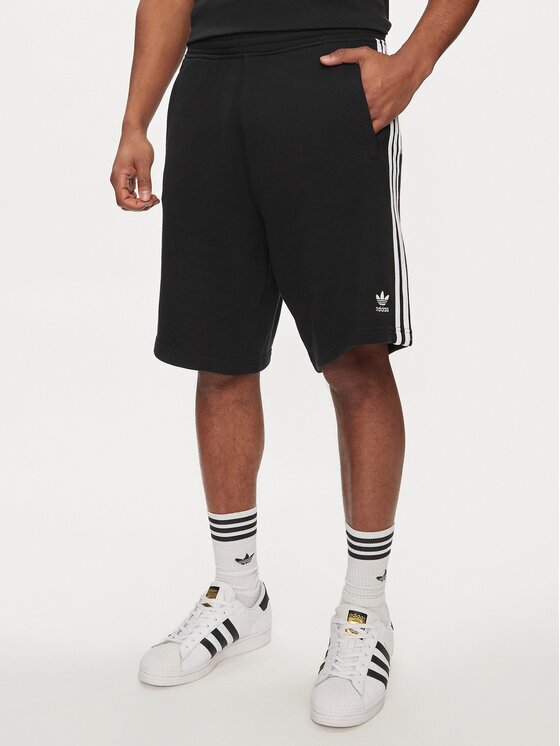 adidas Спортни шорти adicolor 3-Stripes IU2337 Черен Regular Fit