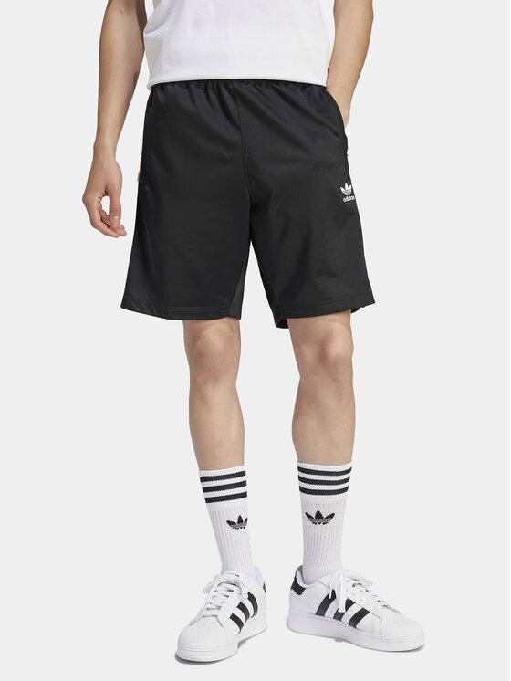 adidas Спортни шорти adicolor Firebird IU2368 Черен Regular Fit