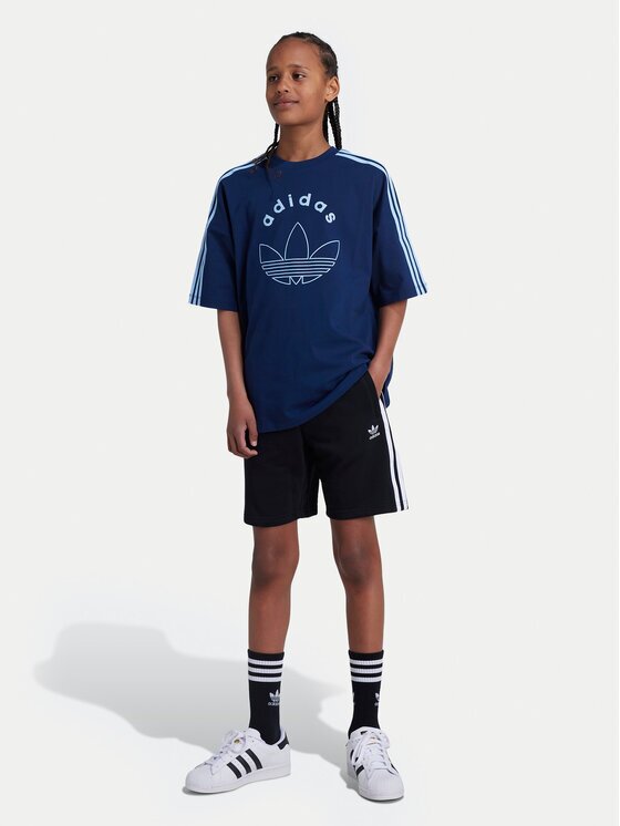 adidas Спортни шорти adicolor IY7481 Черен Regular Fit