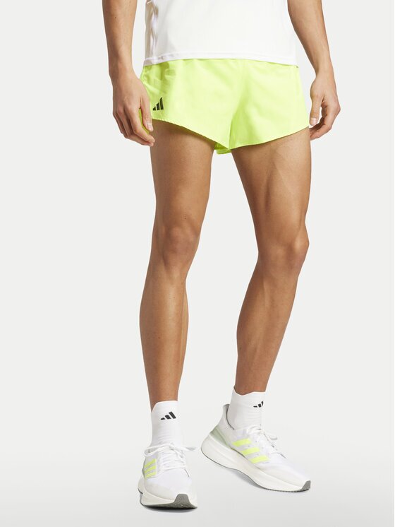 adidas Спортни шорти Adizero Essentials JF3492 Зелен Slim Fit