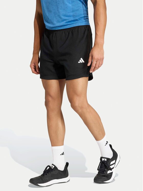 adidas Спортни шорти D4T Power Essentials KD7729 Черен Regular Fit