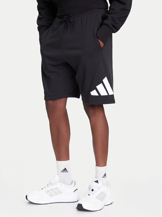 adidas Спортни шорти Essentials Big Logo JE8956 Черен Regular Fit
