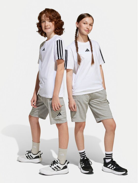 adidas Спортни шорти Essentials Cargo JE3973 Сив Regular Fit