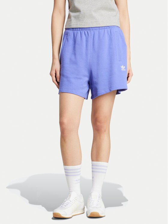 adidas Спортни шорти Essentials French Terry IW5708 Син Loose Fit