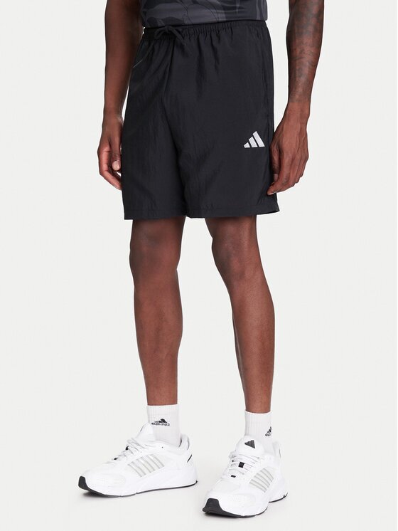 adidas Спортни шорти Essentials Small Logo Chelsea JF1117 Черен Regular Fit
