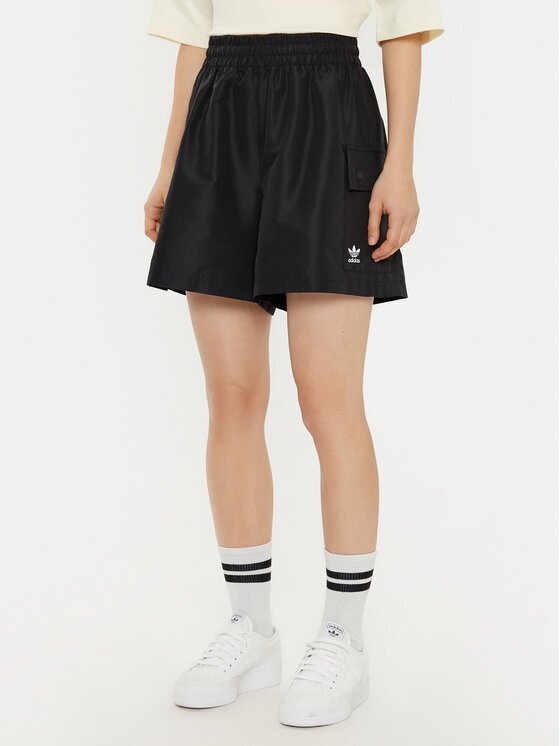 adidas Спортни шорти Essentials Woven JD1514 Черен Loose Fit