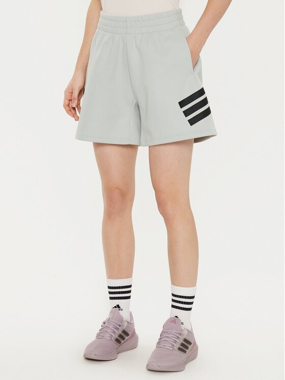 adidas Спортни шорти Future Icons 3-Stripes JC5446 Сив Loose Fit