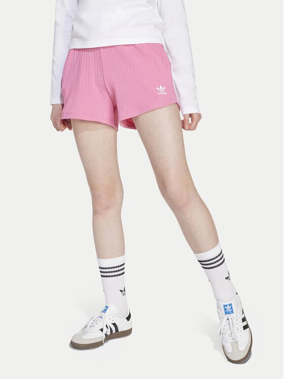 adidas Спортни шорти JX2775 Розов Loose Fit