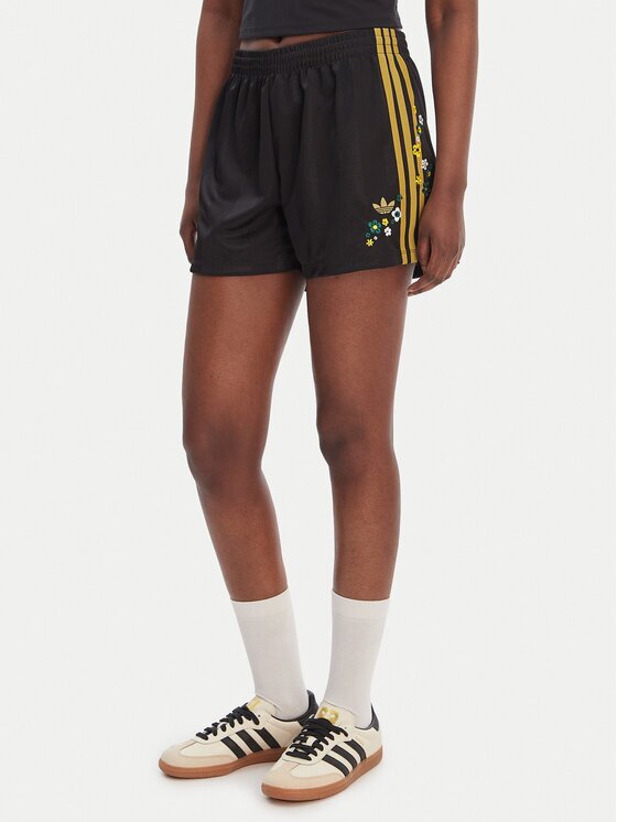 adidas Спортни шорти Liberty London Firebird KE3664 Черен Loose Fit