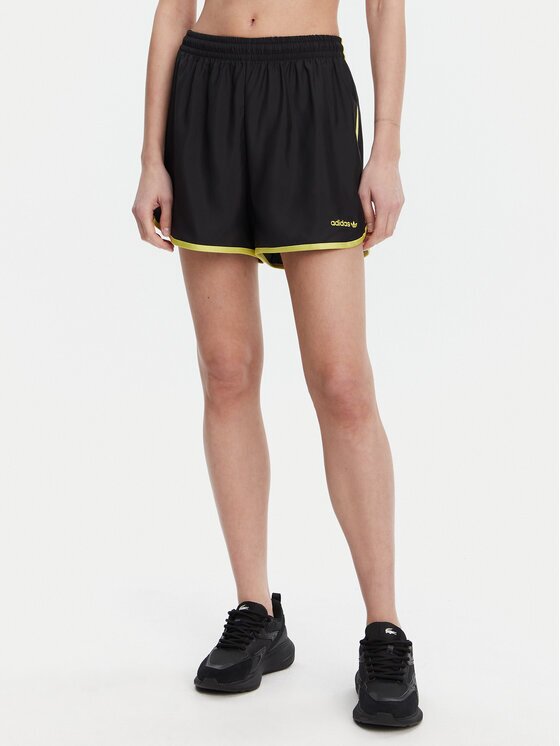 adidas Спортни шорти Linear Logo Sprinter JD2727 Черен Loose Fit