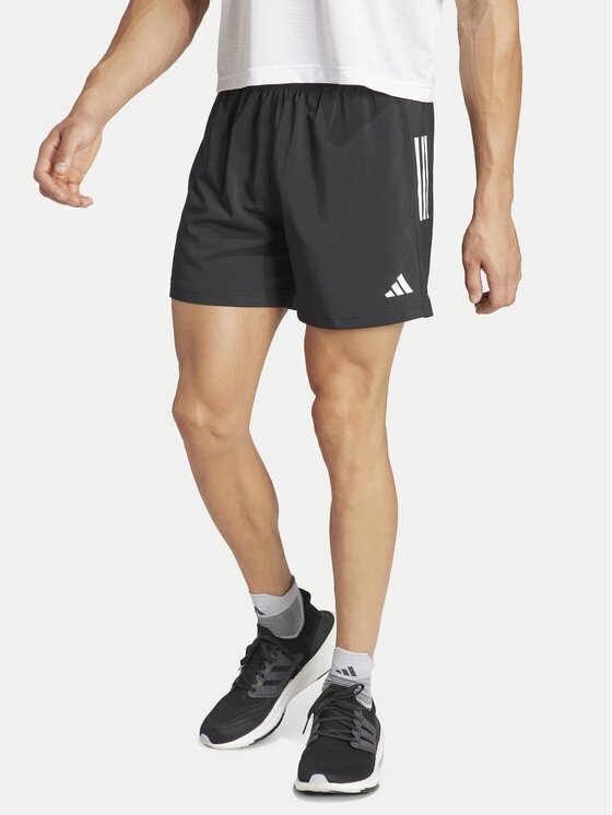 adidas Спортни шорти Own The Run IY0704 Черен Regular Fit