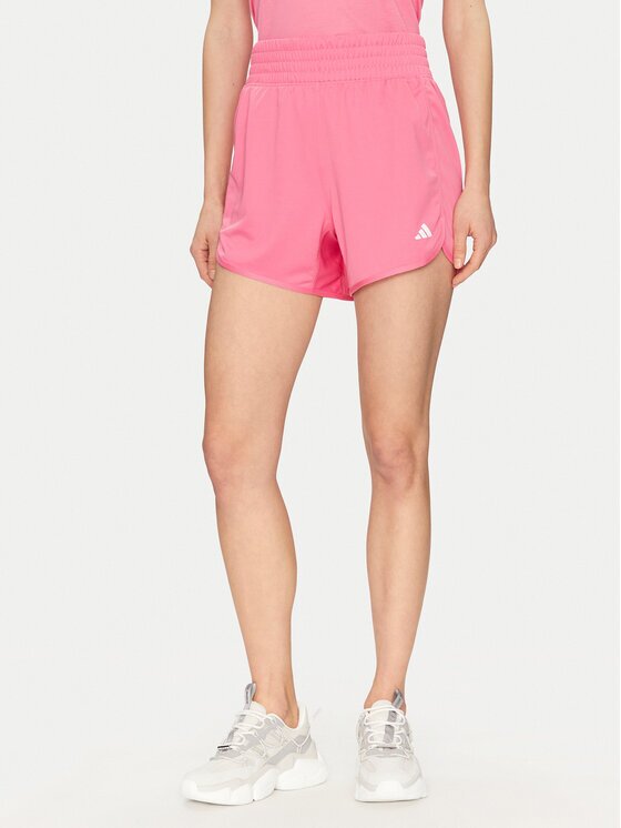 adidas Спортни шорти Pacer Essentials JN4662 Розов Regular Fit