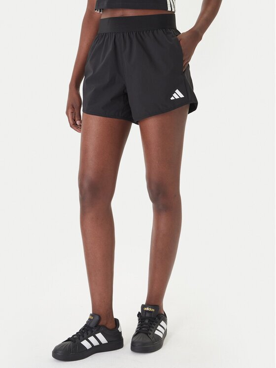 adidas Спортни шорти Pacer Workout Flex KC9554 Черен Regular Fit