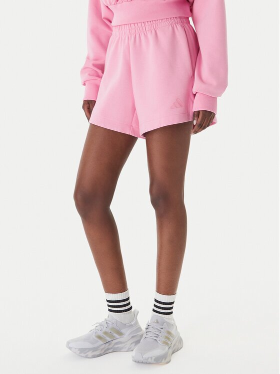 adidas Спортни шорти Soft Lux KA6997 Розов Loose Fit
