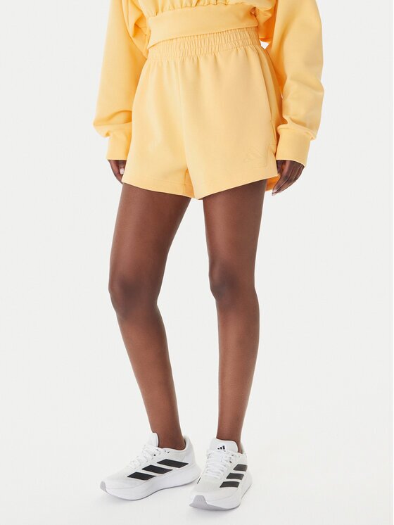 adidas Спортни шорти Soft Lux KA6998 Оранжев Loose Fit