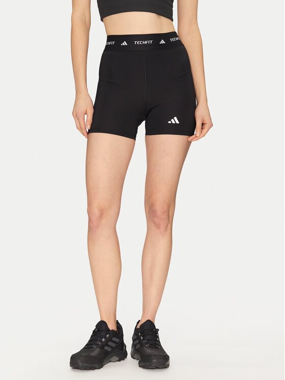 adidas Спортни шорти TECHFIT Compression IT2275 Черен Slim Fit