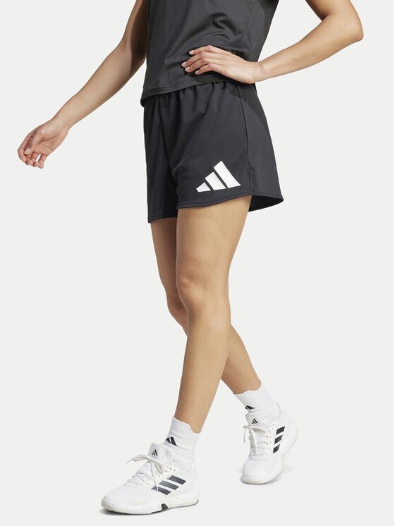 adidas Спортни шорти Train Essentials Big Logo JG8685 Черен Regular Fit