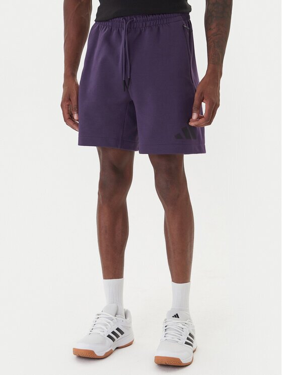 adidas Спортни шорти Z.N.E. JW4747 Виолетов Regular Fit