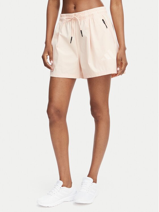 adidas Спортни шорти Z.N.E. KD8462 Розов Loose Fit
