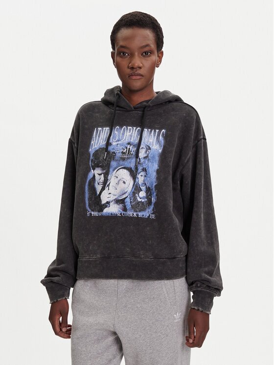 adidas Суитшърт 20th Century Fox Disney JW0155 Черен Oversize