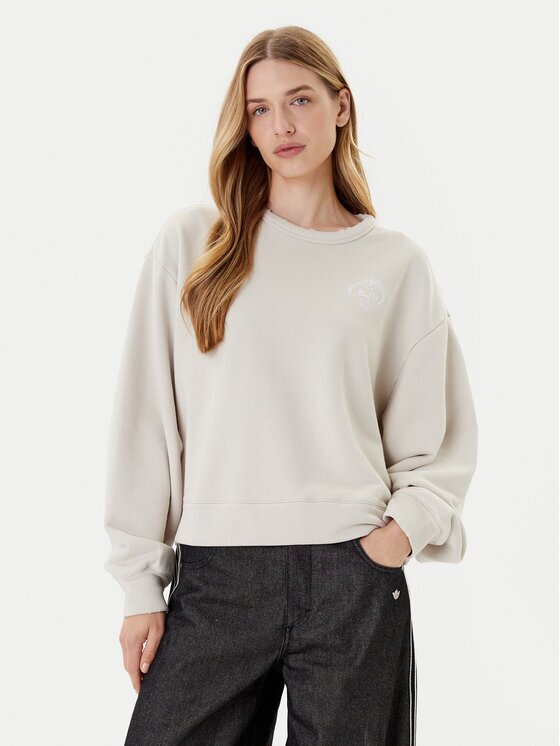adidas Суитшърт 20th Century Fox Disney JX1275 Бежов Oversize