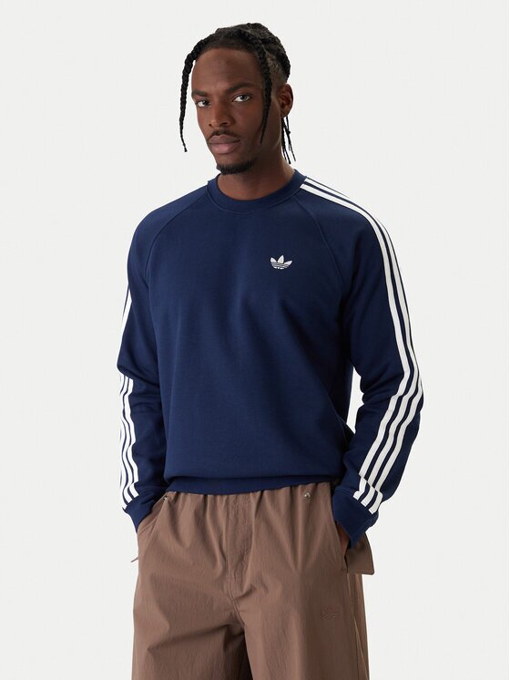 adidas Суитшърт 3-Stripes KE3549 Тъмносин Regular Fit