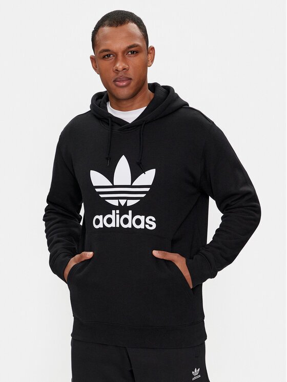 adidas Суитшърт adicolor Classics Trefoil IM4489 Черен Regular Fit