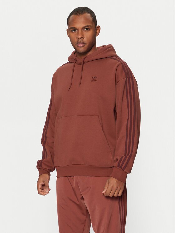 adidas Суитшърт adicolor JP1072 Червен Loose Fit