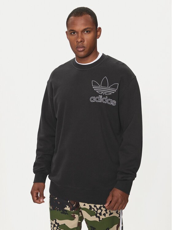 adidas Суитшърт adicolor Outline Trefoil IU2350 Loose Fit