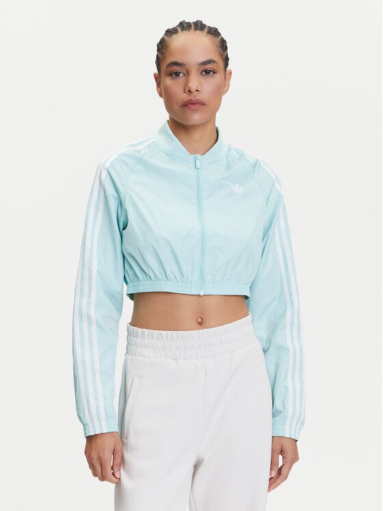 adidas Суитшърт adicolor Teamgeist JD0267 Електриков Slim Fit