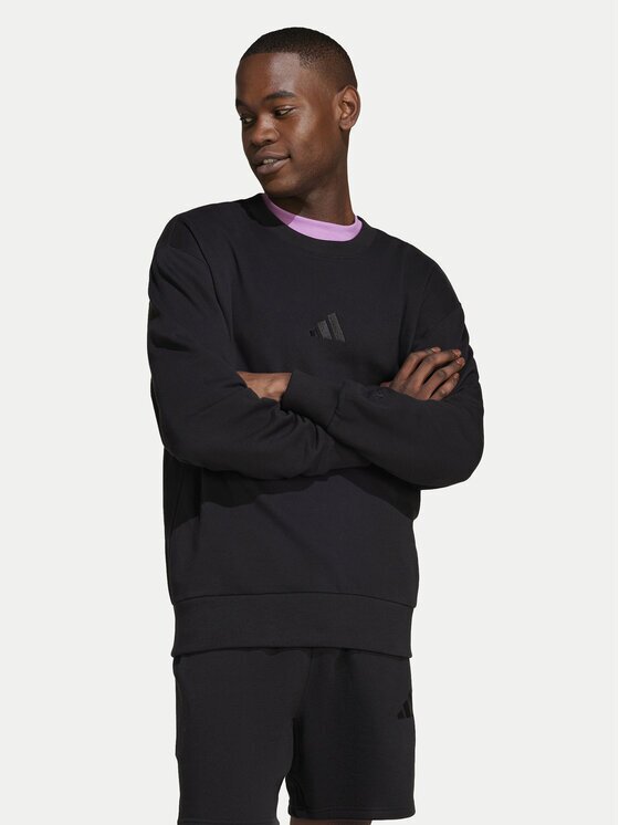 adidas Суитшърт ALL SZN French Terry IX1261 Черен Loose Fit