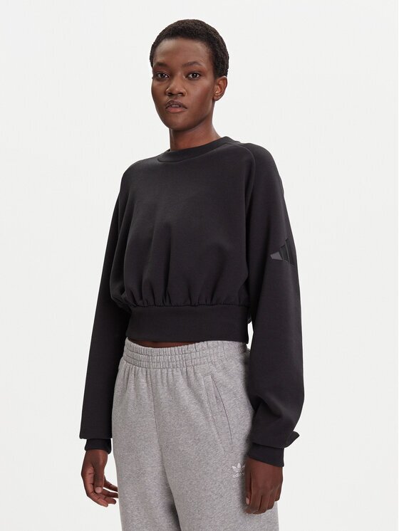 adidas Суитшърт ALL SZN Soft Lux JM3836 Черен Loose Fit
