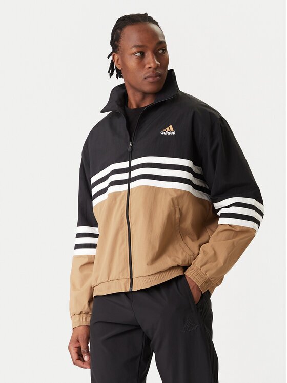 adidas Суитшърт Archive JY2777 Бежов Loose Fit