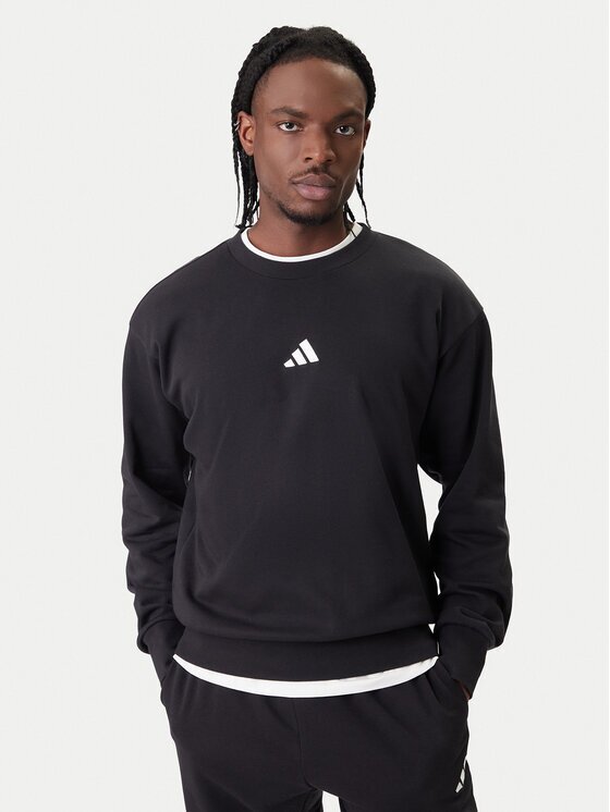 adidas Суитшърт Essentials Feel Cozy JE3837 Черен Regular Fit