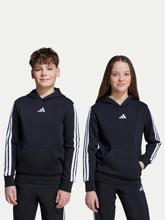adidas Суитшърт Essentials JN2416 Черен Regular Fit